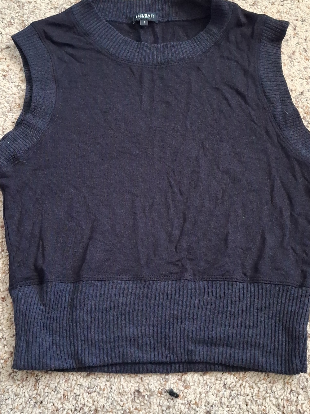 Bleusalt The Vest Navy size 1 - Picture 2 of 3